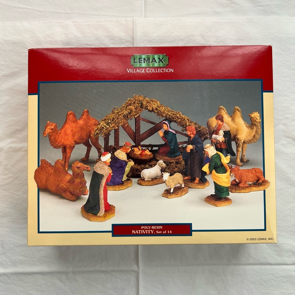 Lemax Village Collection 
Nativity set of 14
